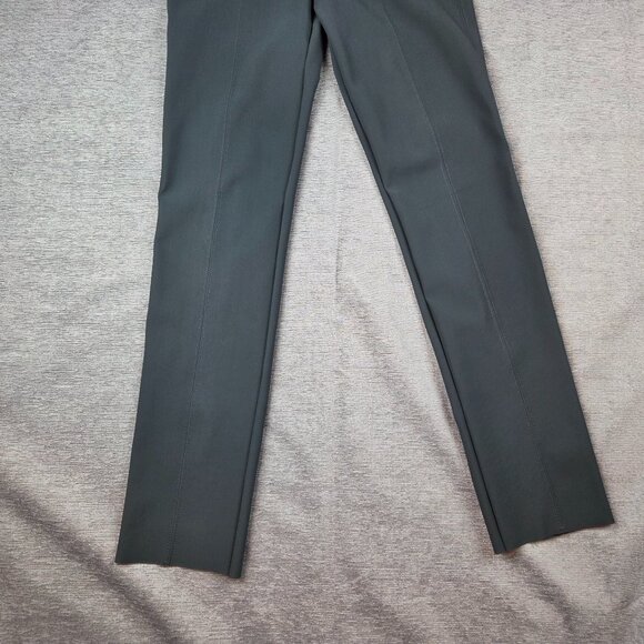 Maria Pinto M2057 Womens Pants Size 2 Gray Stretch Pull On Seamed Career Neutral - Picture 3 of 7